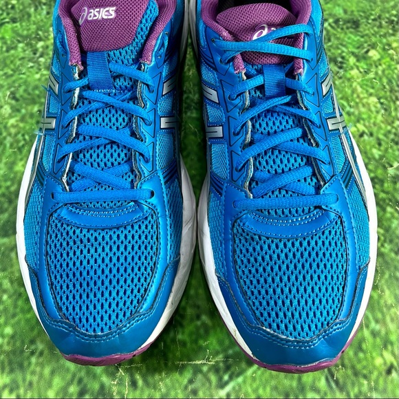 ASICS Gel Contend 4 Size 11 Womens Running Athletic Shoes Blue T765N - Picture 5 of 12